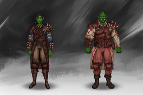 Koncept Orków - bez maski