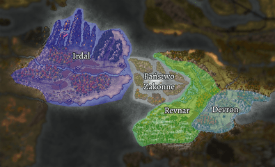 Mapa Państw Gregoriańskich