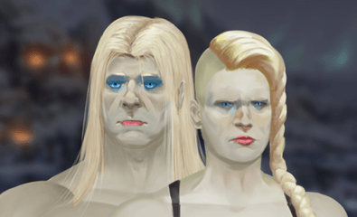 Koncept Nordów - bez ubrań