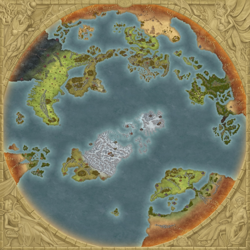 Mapa Świata Angvalion