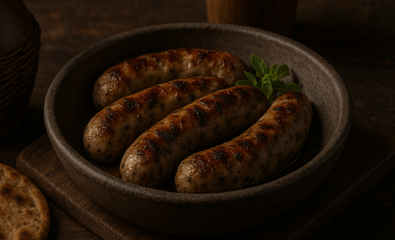 Kiełbaski z mątwy i ziół