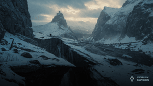 Obrazek przedstawia Góry Kamienne - jedyny obszar wyznawania Bogów Gór