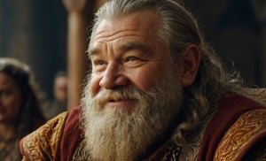 Obrazek przedstawia Lorda Nusora var Banmock, władcę Riverdale, lorda Eadael oraz głowę rodu Riverdale