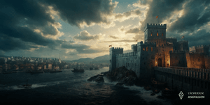 Obrazek przedstawia Angreal, stolicę Dolnego Silmaaroonu