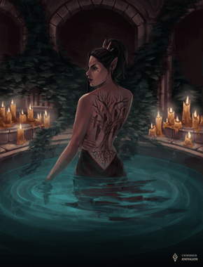 Leśna Elfka Półkrwi w Uniwersum Angvalion