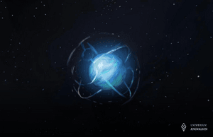 Obrazek przedstawia księżyc Zümer-Zemlin, jeden z trzech księżyców Angvalionu