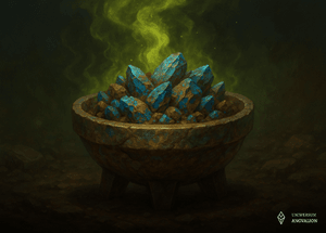 Obrazek przedstawia pozyskiwane z żywiołaków ziemii Sole Ziemi