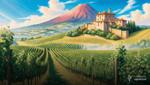 Winnica w Dolinie Brasieron, jednym z regionów winiarskich