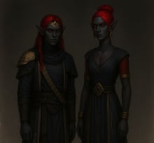 Obrazek przedstawia przedstawicieli rasy Ludu Katalongu