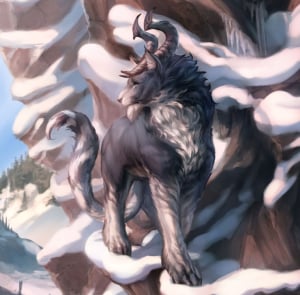 Krethal, zwierzę stadne występujące w herbie rodu Lustinn