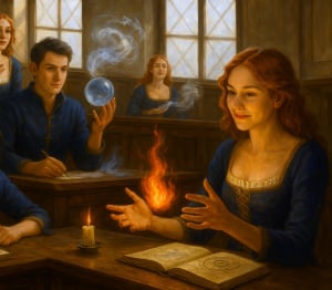 Studenci Kapituły na Uniwersytecie Whisperhout