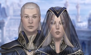 Obrazek przedstawia wygląd starożytnych elfów Eldëvir