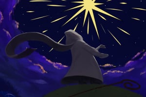 Obrazek przedstawia Wielkie Wyładowanie Magiczne i powstanie magii