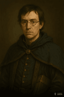 Obrazek przedstawia Beorwarda var Broadwaya, jednego z konstruktorów Pancernego Balonu Bojowego