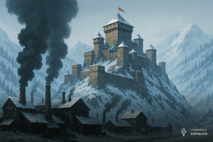 Obrazek przedstawia Fort Adamant, leżący w Dolinie Crawforde'ów w Haltal