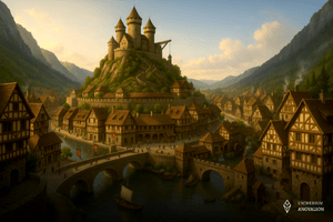 Obrazek przedstawia Fort Azgan, główną siedzibę Wilfreda