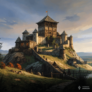 Obrazek przedstawia Fort Sabelrot - twierdzą rodową rodu Sabelrot