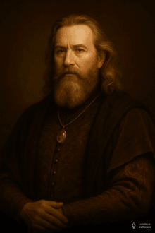 Obrazek przedstawia Harolda var Paytone'a, który zdradził Aedelrica