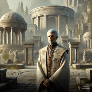 Obrazek przedstawia przedstawiciela narodowości Gorla Parta, Kamiennych Ludzi