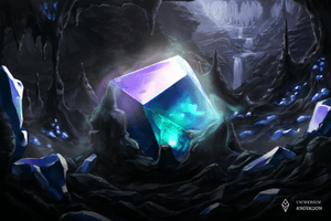 Obrazek przedstawia Magiczną Rudę, jeden z najważniejszych składników w Inżynierii Magicznej