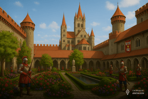 Obrazek przedstawia Zamek Hrabiowski w Mieście Studenckim Whisperhout