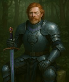 Hector var Lustinn, wychowanek Rayli, syn poprzedniego hrabiego Haltal