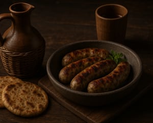 Kiełbaski z mątwy i ziół