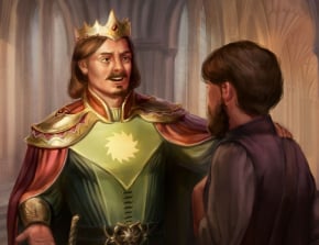 Król Edgar var Langver, obecny władca Araulenu