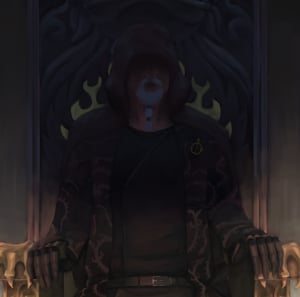 Obrazek przedstawia Jimmiego Cenwulfa - króla Tyrana, władcę Drakarii