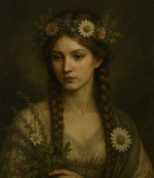 Obrazek przedstawia Linkę - bogini życia oraz wiosny