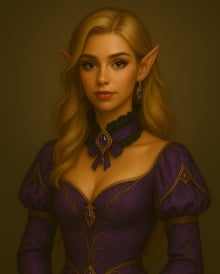 Obrazek przedstawia Norvëllę var Paytone, pierworodną córkę Shirley oraz jej pierwszą dziedziczkę