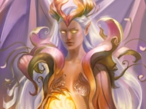 Pramatka Asha, druga największa, pod kątem wyznania bogini w Araulenie