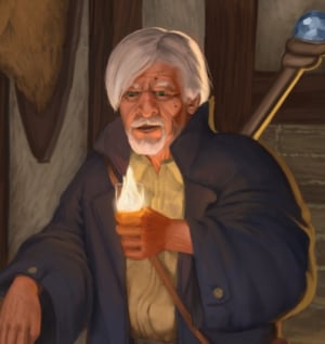 Obrazek przedstawia Ralpha var Faqua, przyjaciela i mentora Verisana